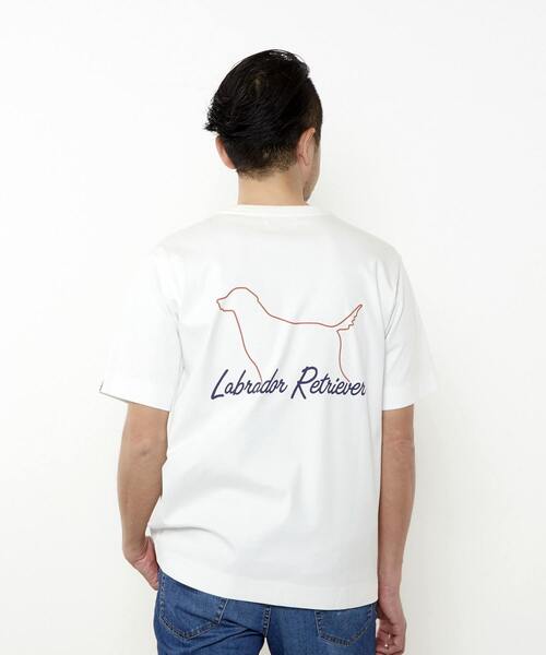 MEN'S MELROSE(メンズメルローズ)の「Labrador Retriever コラボTシャツ(Tシャツ/カットソー・メンズ・ホワイト/ホワイト系その他/ホワイト系その他2・3/4/2)」の16枚目の写真