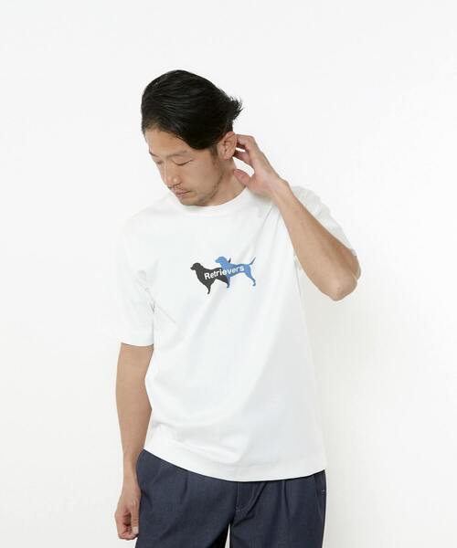 MEN'S MELROSE(メンズメルローズ)の「Labrador Retriever コラボTシャツ(Tシャツ/カットソー・メンズ・ホワイト/ホワイト系その他/ホワイト系その他2・3/4/2)」の19枚目の写真