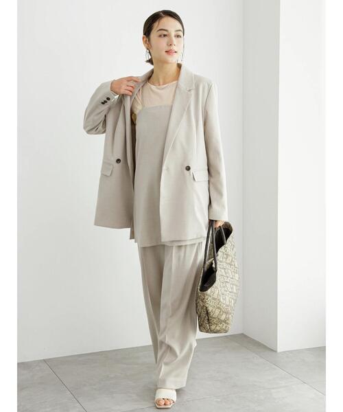 Te chichi（テチチ）の「リネンブレンドビスチェ（セットアップ可）（シャツ/ブラウス・レディース・ベージュ/ブラウン・F）」の4枚目の写真