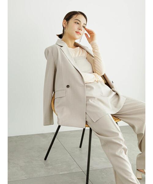 Te chichi（テチチ）の「リネンブレンドビスチェ（セットアップ可）（シャツ/ブラウス・レディース・ベージュ/ブラウン・F）」の6枚目の写真