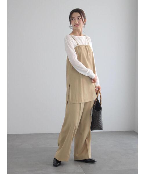 Te chichi（テチチ）の「リネンブレンドビスチェ（セットアップ可）（シャツ/ブラウス・レディース・ベージュ/ブラウン・F）」の7枚目の写真