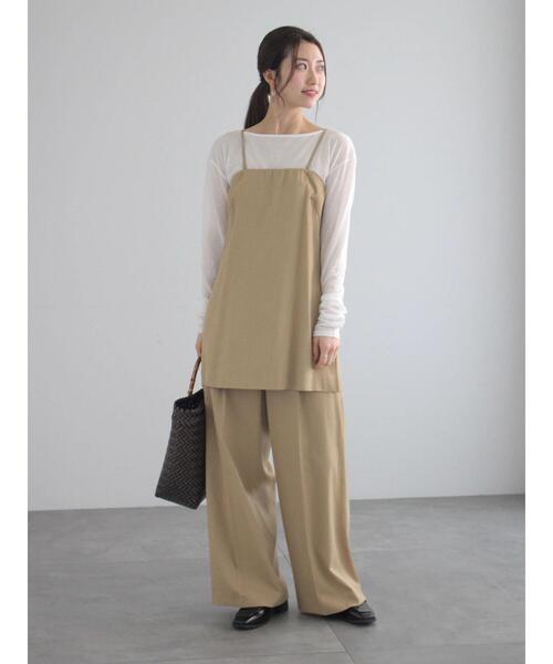 Te chichi（テチチ）の「リネンブレンドビスチェ（セットアップ可）（シャツ/ブラウス・レディース・ベージュ/ブラウン・F）」の8枚目の写真