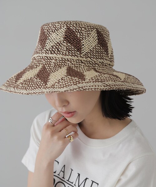 FREE'S MART(フリーズマート)の「ネイティブバケットハット(ハット・レディース・ベージュ・フリ-)」の8枚目の写真