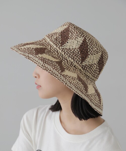 FREE'S MART(フリーズマート)の「ネイティブバケットハット(ハット・レディース・ベージュ・フリ-)」の9枚目の写真