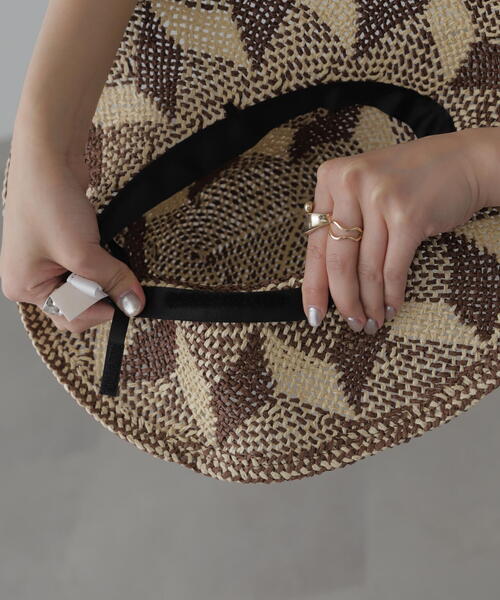 FREE'S MART(フリーズマート)の「ネイティブバケットハット(ハット・レディース・ベージュ・フリ-)」の2枚目の写真