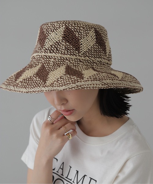 FREE'S MART(フリーズマート)の「ネイティブバケットハット(ハット・レディース・ベージュ・フリ-)」の1枚目の写真