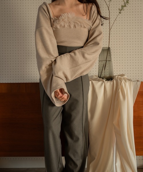 mideal(マイディール)の「fur bolero ensemble / ファーボレロアンサンブル(アンサンブル・レディース・ピンク/ベージュ・FREE)」の18枚目の写真