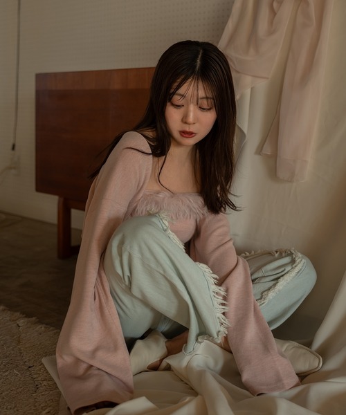 mideal(マイディール)の「fur bolero ensemble / ファーボレロアンサンブル(アンサンブル・レディース・ピンク/ベージュ・FREE)」の13枚目の写真