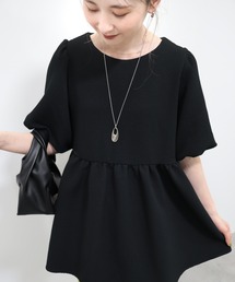 ジャガードティアードカットプルオーバー