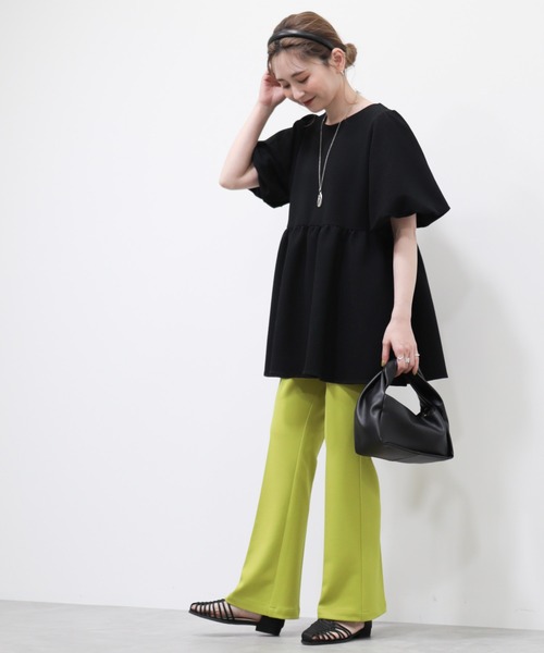 AMERICAN HOLIC（アメリカンホリック）の「ジャガードティアードカットプルオーバー（Tシャツ/カットソー・レディース・アイボリー/ブラック・M/L）」の19枚目の写真