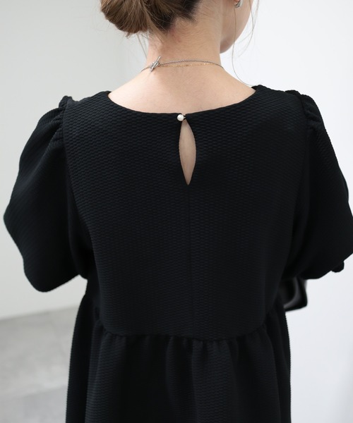 AMERICAN HOLIC（アメリカンホリック）の「ジャガードティアードカットプルオーバー（Tシャツ/カットソー・レディース・アイボリー/ブラック・M/L）」の13枚目の写真