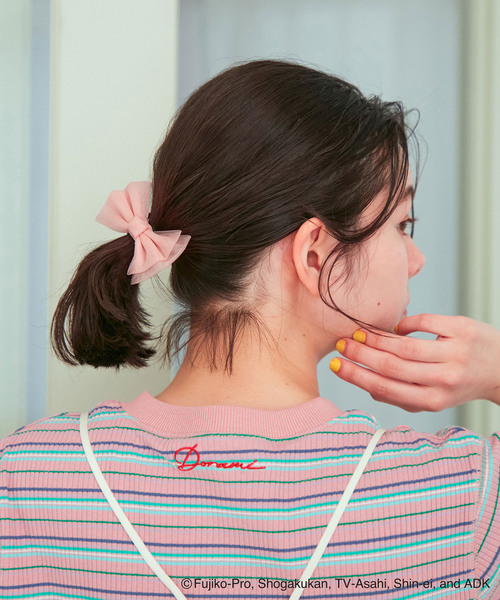 ROPE' PICNIC(ロペピクニック)の「【ドラえもんコレクション】チュールリボンヘアゴム(ヘアゴム・レディース・イエロー/レッド/ピンク・FREE)」の4枚目の写真