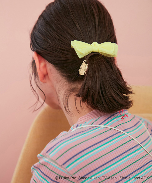 ROPE' PICNIC(ロペピクニック)の「【ドラえもんコレクション】チュールリボンヘアゴム(ヘアゴム・レディース・イエロー/レッド/ピンク・FREE)」の5枚目の写真