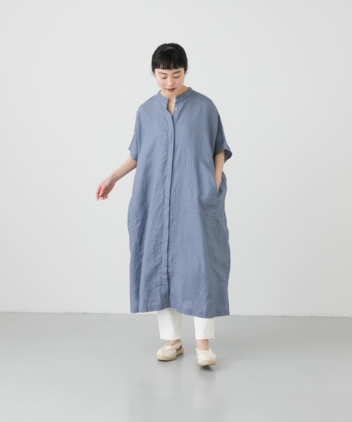 【美品】かぐれ（kagure）リネンスクエアワンピース（黒） 99cd014-35599-d04b.jpg