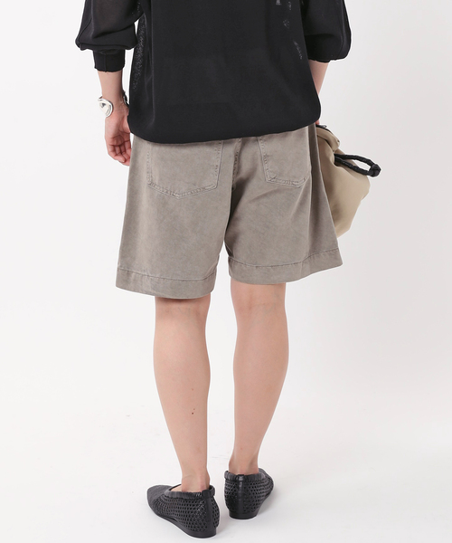 AP STUDIO（エーピーストゥディオ）の「【ASHER LA/アッシャー エルエー】ハーフボトム（その他パンツ・レディース・カーキ・36/38）」の3枚目の写真