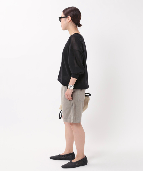 AP STUDIO（エーピーストゥディオ）の「【ASHER LA/アッシャー エルエー】ハーフボトム（その他パンツ・レディース・カーキ・36/38）」の5枚目の写真