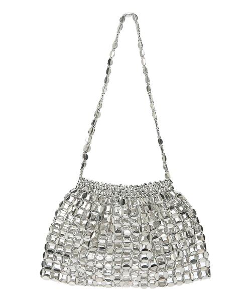 Te chichi（テチチ）の「ビーンズメタル編み地ミニバッグ（ハンドバッグ・レディース・シルバー/ゴールド・F）」の12枚目の写真