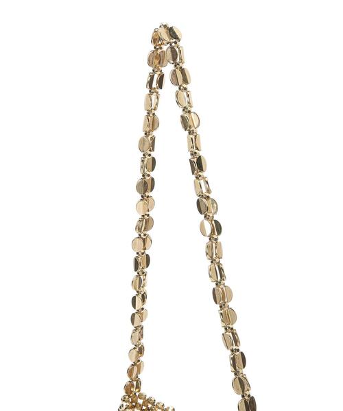 Te chichi（テチチ）の「ビーンズメタル編み地ミニバッグ（ハンドバッグ・レディース・シルバー/ゴールド・F）」の5枚目の写真