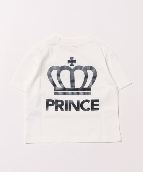 BABYDOLL（ベビードール）の「親子お揃い つながるファミリー Tシャツ 9421K（Tシャツ/カットソー・キッズ・ブラック系2/ホワイト系1/ホワイト系2/ブラック系1/ブルー/チェリーピンク・150cm/140cm/130cm/120cm/100cm/110cm/90cm/80ｃｍ）」の2枚目の写真