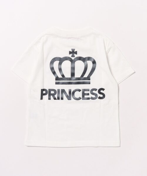 BABYDOLL（ベビードール）の「親子お揃い つながるファミリー Tシャツ 9421K（Tシャツ/カットソー・キッズ・ブラック系2/ホワイト系1/ホワイト系2/ブラック系1/ブルー/チェリーピンク・150cm/140cm/130cm/120cm/100cm/110cm/90cm/80ｃｍ）」の3枚目の写真