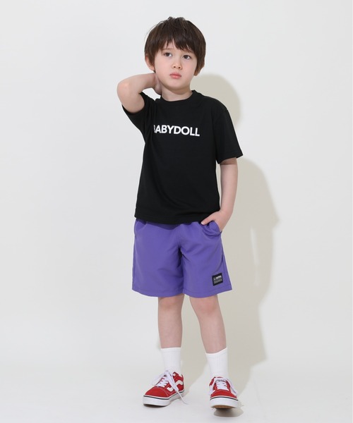 BABYDOLL（ベビードール）の「親子お揃い つながるファミリー Tシャツ 9421K（Tシャツ/カットソー・キッズ・ブラック系2/ホワイト系1/ホワイト系2/ブラック系1/ブルー/チェリーピンク・150cm/140cm/130cm/120cm/100cm/110cm/90cm/80ｃｍ）」の14枚目の写真