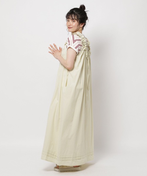 niko and...（ニコアンド）の「フリルフリルキャミワンピース（ワンピース・レディース・ラベンダー/クリーム/ブラック・LARGE/MEDIUM）」の20枚目の写真