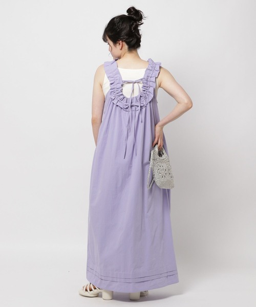 niko and...（ニコアンド）の「フリルフリルキャミワンピース（ワンピース・レディース・ラベンダー/クリーム/ブラック・LARGE/MEDIUM）」の17枚目の写真