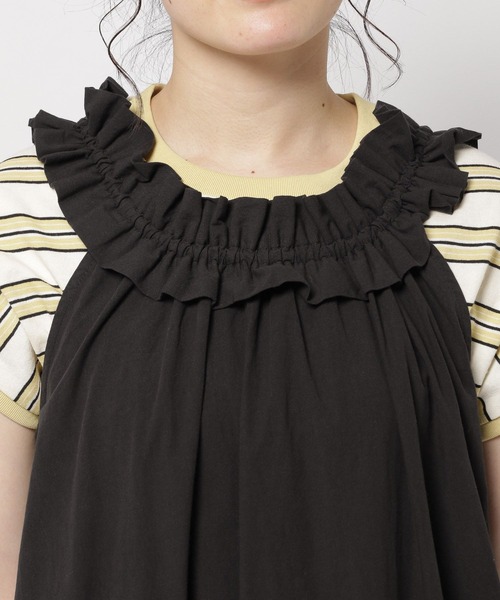 niko and...（ニコアンド）の「フリルフリルキャミワンピース（ワンピース・レディース・ラベンダー/クリーム/ブラック・LARGE/MEDIUM）」の10枚目の写真