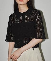 TODAYFUL Lace Knit Shirts 12210503