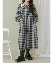 merry jenny | くるくるフリルカラーワンピース(ワンピース)