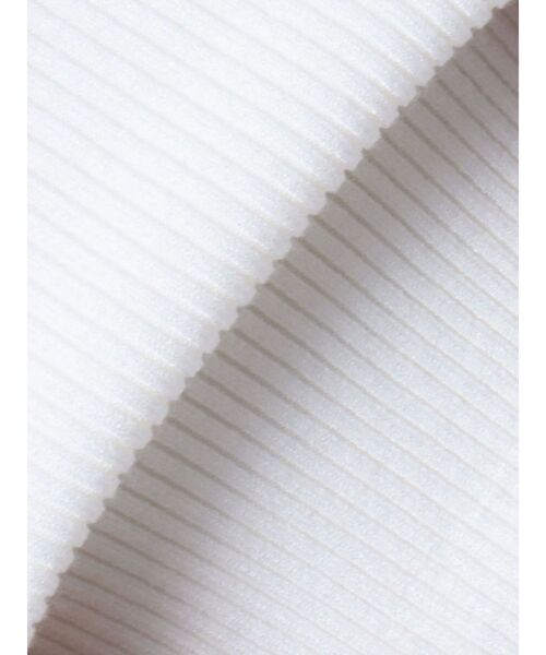 GYDA（ジェイダ）の「サイドレースアップノースリニットトップス（ニット/セーター・レディース・オフホワイト/ブラック・FREE）」の4枚目の写真