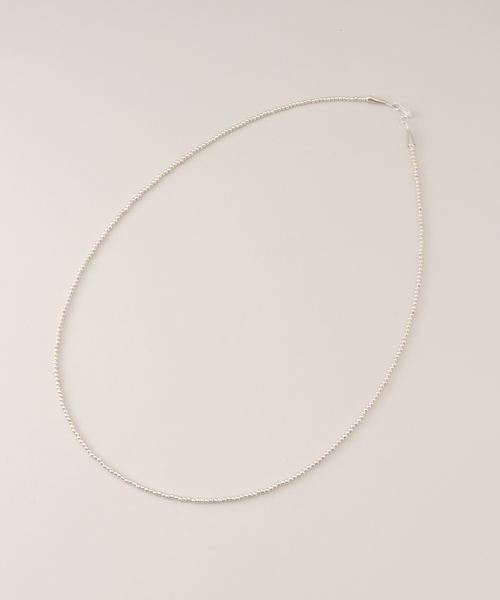 Spick & Span(スピックアンドスパン)の「ERICKA NICOLAS BEGAY ナバホパールNC 3mm/80cm ENB-NPN-3-80(ネックレス・レディース・シルバー・FREE)」の2枚目の写真