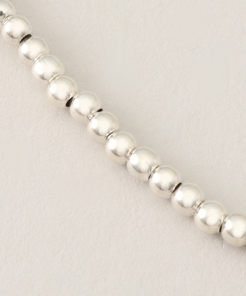 Spick & Span(スピックアンドスパン)の「ERICKA NICOLAS BEGAY ナバホパールNC 3mm/80cm ENB-NPN-3-80(ネックレス・レディース・シルバー・FREE)」の6枚目の写真