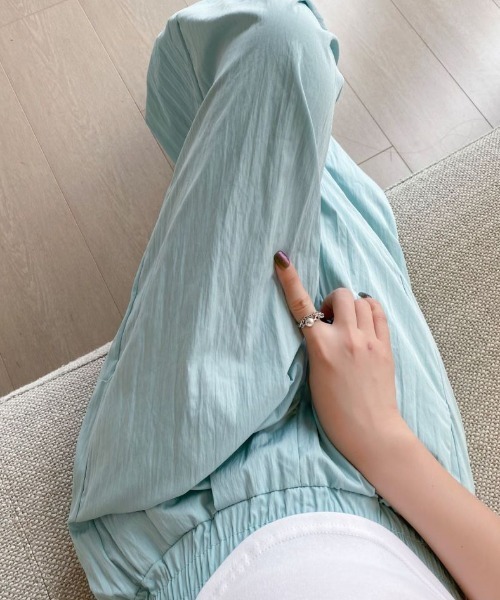 ABITOKYO(アビトーキョー)の「ワッシャーワイドパンツ(その他パンツ・レディース・ブラック/ベージュ/グレー/ミント・M/L)」の19枚目の写真