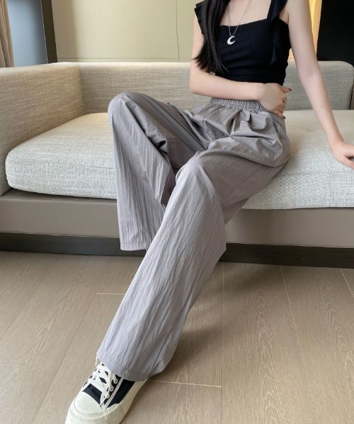 ABITOKYO(アビトーキョー)の「ワッシャーワイドパンツ(その他パンツ・レディース・ブラック/ベージュ/グレー/ミント・M/L)」の7枚目の写真