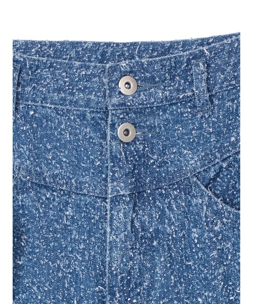 Ameri（アメリ）の「MEDI SCRATCH OVAL WIDE DENIM（デニム