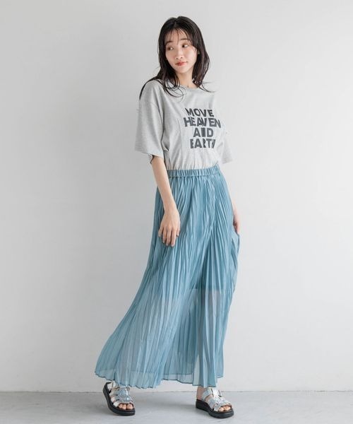 LOWRYS FARM（ローリーズファーム）の「クリンクルシャイニースカート　131270（スカート・レディース・ブラック/ブルー/ピンク/オフホワイト・FREE）」の16枚目の写真