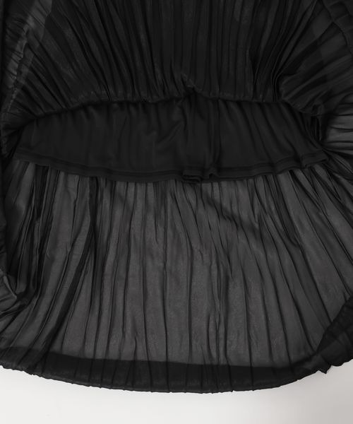 LOWRYS FARM（ローリーズファーム）の「クリンクルシャイニースカート　131270（スカート・レディース・ブラック/ブルー/ピンク/オフホワイト・FREE）」の9枚目の写真