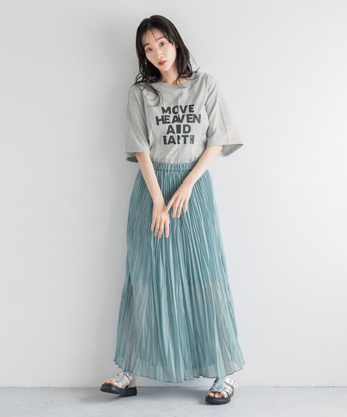 LOWRYS FARM（ローリーズファーム）の「クリンクルシャイニースカート　131270（スカート・レディース・ブラック/ブルー/ピンク/オフホワイト・FREE）」の17枚目の写真