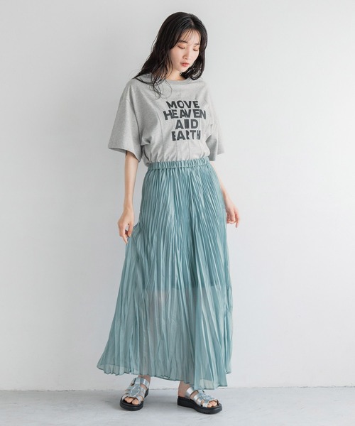 LOWRYS FARM（ローリーズファーム）の「クリンクルシャイニースカート　131270（スカート・レディース・ブラック/ブルー/ピンク/オフホワイト・FREE）」の18枚目の写真