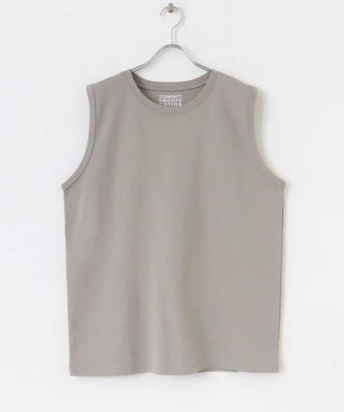 URBAN RESEARCH Sonny Label(アーバンリサーチサニーレーベル)の「コンパクトスムースベーシックタンクトップ(タンクトップ・メンズ・ホワイト/ブラック/グレー・LARGE/MEDIUM)」の3枚目の写真