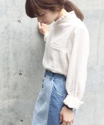 Kastane | フリルハイネックブラウス(シャツ/ブラウス)