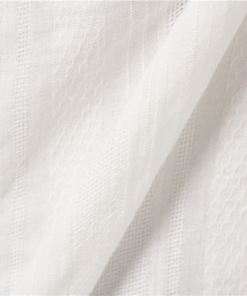 Kastane（カスタネ）の「フリルハイネックブラウス（シャツ/ブラウス・レディース・ベージュ/オフホワイト/ネイビー・FREE）」の12枚目の写真