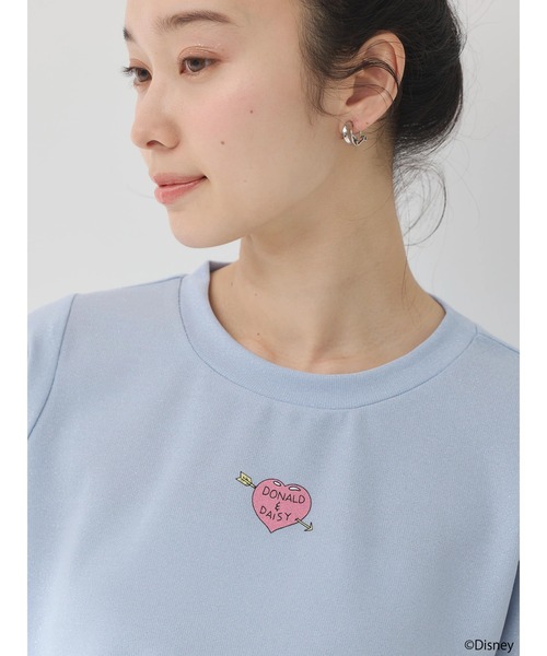 Disney（ディズニー）の「ドナルド/ラメ入りカットプルオーバー（Tシャツ/カットソー・レディース・サックスブルー/ピンク・FREE）」の10枚目の写真