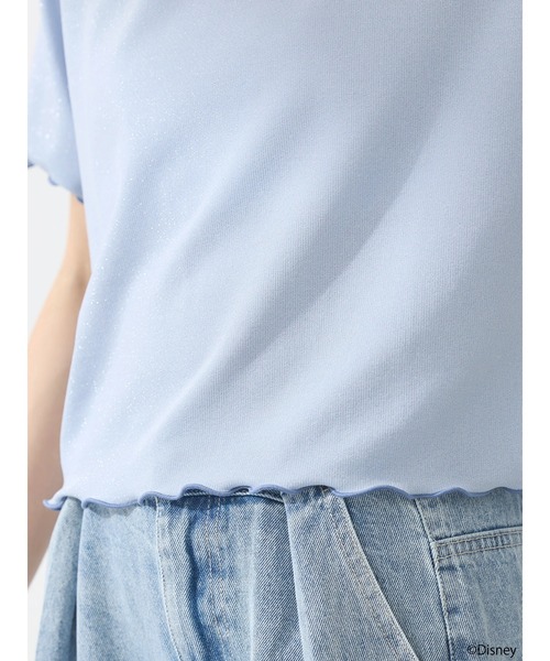 Disney（ディズニー）の「ドナルド/ラメ入りカットプルオーバー（Tシャツ/カットソー・レディース・サックスブルー/ピンク・FREE）」の12枚目の写真
