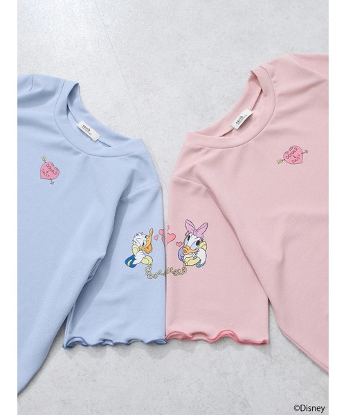 Disney（ディズニー）の「ドナルド/ラメ入りカットプルオーバー（Tシャツ/カットソー・レディース・サックスブルー/ピンク・FREE）」の14枚目の写真