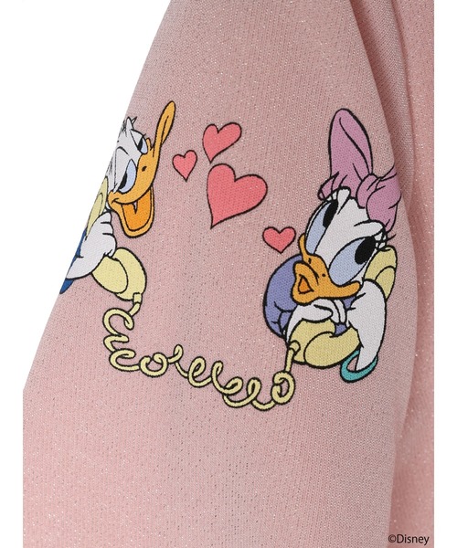 Disney（ディズニー）の「ドナルド/ラメ入りカットプルオーバー（Tシャツ/カットソー・レディース・サックスブルー/ピンク・FREE）」の22枚目の写真