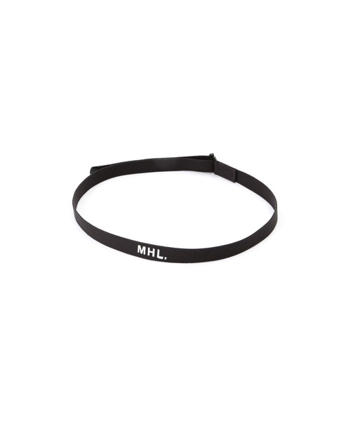 MHL.（エムエイチエル）の「NARROW MILITARY BELT（ベルト・レディース・グレー系その他3・FREE）」の2枚目の写真
