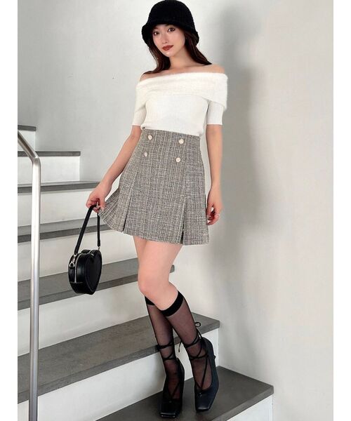 RESEXXY（リゼクシー）の「ブラッシュドベルハット（ハット・レディース・ブラック/ホワイト・FREE）」の10枚目の写真