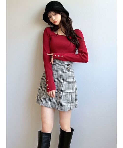 RESEXXY（リゼクシー）の「ブラッシュドベルハット（ハット・レディース・ブラック/ホワイト・FREE）」の12枚目の写真